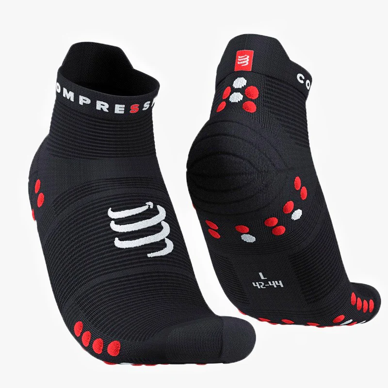 CALCETINES COMPRESSPORT PRO RACING V4 RUN LOW NEGRO - Imagen 2