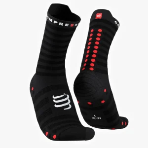 CALCETINES COMPRESSPORT PRO RACING V4 ULTRALIGHT HIGH NEGRO