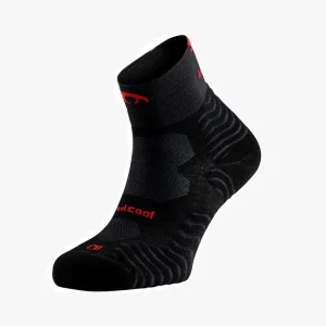 CALCETINES LURBEL STONE PRO NEGRO/ROJO