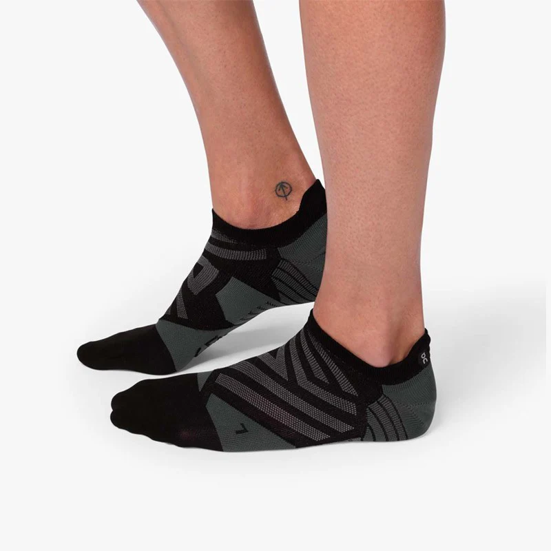 CALCETINES ON PERFORMANCE LOW SOCK BLACK/SHADOW - Imagen 3