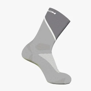 CALCETINES SALOMON PULSE CREW GRIS