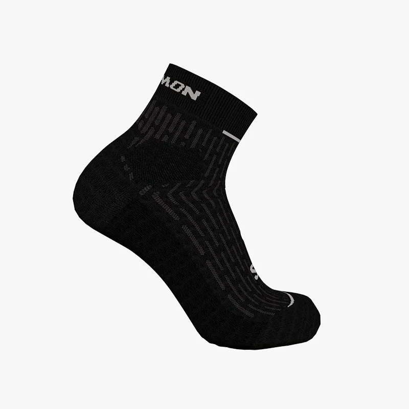 CALCETINES SALOMON ULTRA GLIDE ANKLE NEGRO - Imagen 2