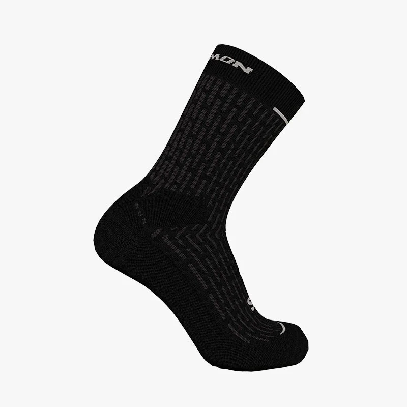 CALCETINES SALOMON ULTRA GLIDE CREW NEGRO