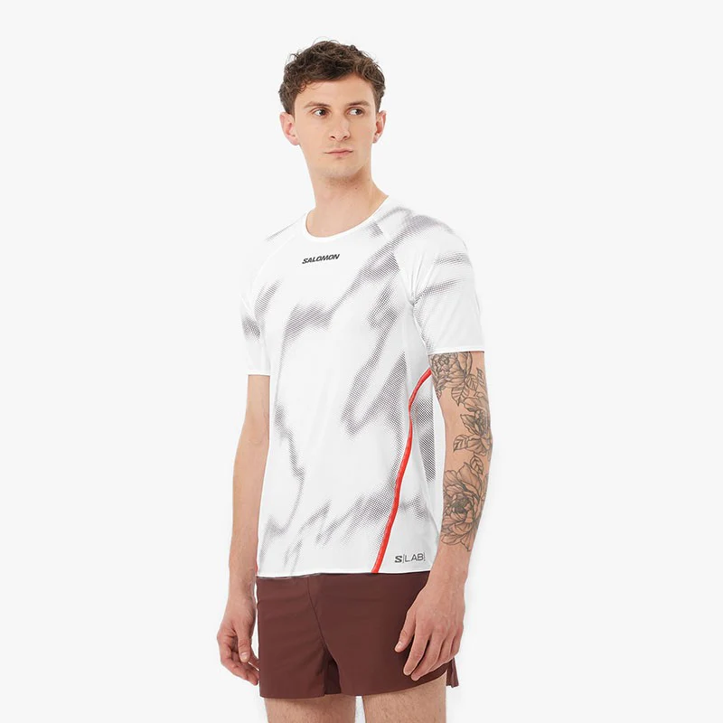 CAMISETA SALOMON S/LAB SPEED WHITE/ANDORRA - Imagen 4