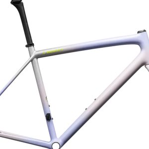 Cuadro Specialized S-Works Aethos 2024 SATIN CLAY – POWDER INDIGO – SILVER DUST – RADIAL FADE – LAPIS EDGE FADE / HYPER LAPIS: ¡Últimas unidades liquidación!