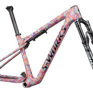Cuadro Specialized S-Works Epic World Cup – Gloss Lagoon Blue / Purple Orchid / Blaze Impasto