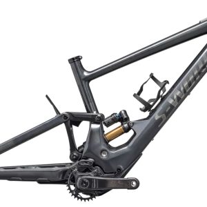 Cuadro Specialized S-Works Turbo Kenevo SL2 – Gloss Black Liquid Metal / Brushed Liquid Metal / Black Brushed Chrome