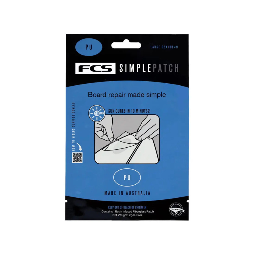 FCS Simple Patch Repair Patch | Parche Reparación Tabla de Surf - Imagen 2