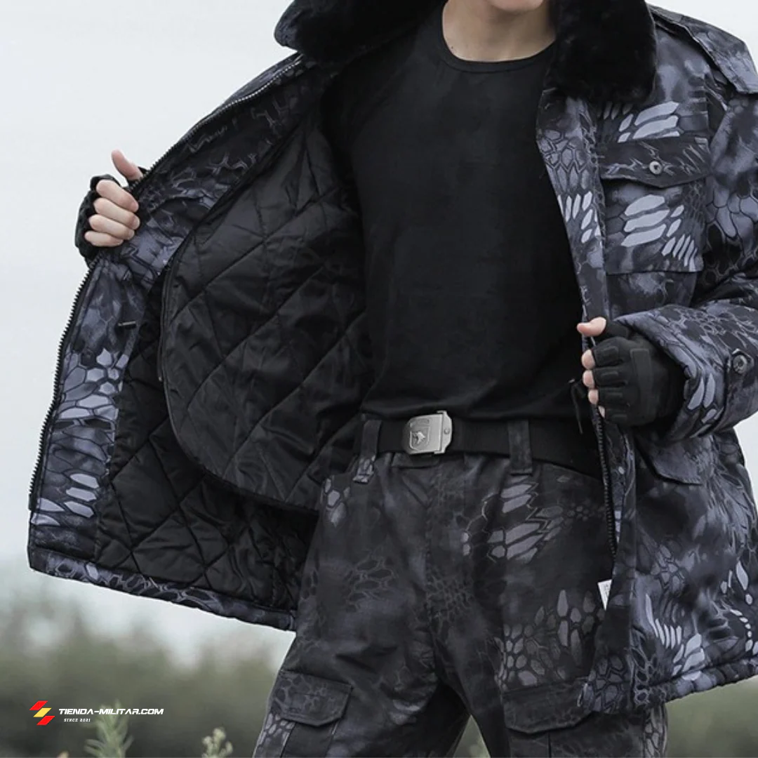 Parka militar invierno unisex - Imagen 7