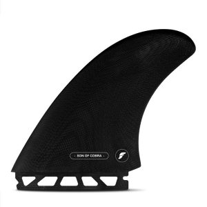 Twin Fin Futures Son of a Cobra Fiberglass Black