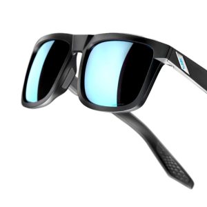 Gafas 100% – Blake – Matte Black – Hiper Blue Multilayer Mirror Lens