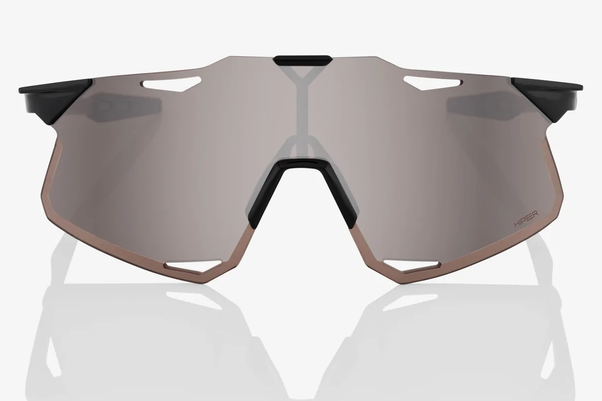Gafas ciclismo 100% – HYPERCRAFT®- Gloss Black HiPER® Silver Mirror Lens - Imagen 3