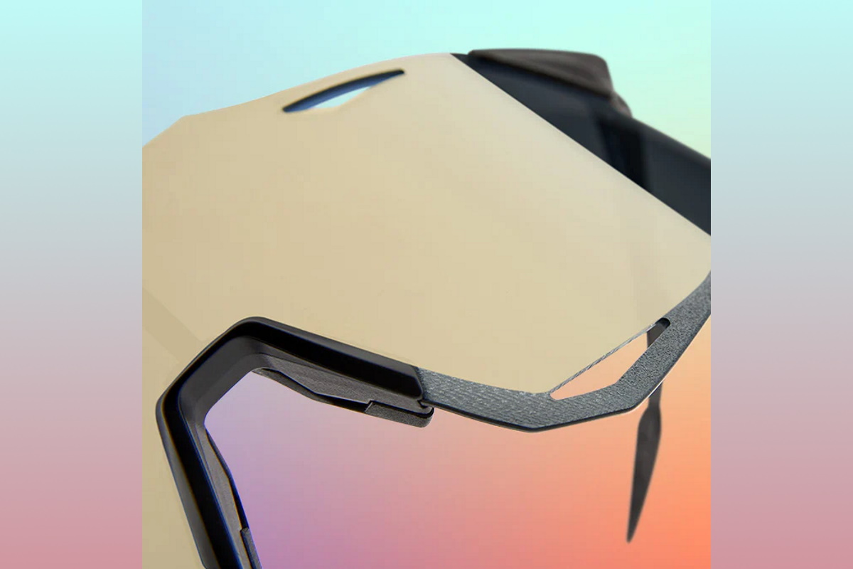 Gafas ciclismo 100% – HYPERCRAFT®- Matte Black HiPER® Red Multilayer Mirror Lens - Imagen 5