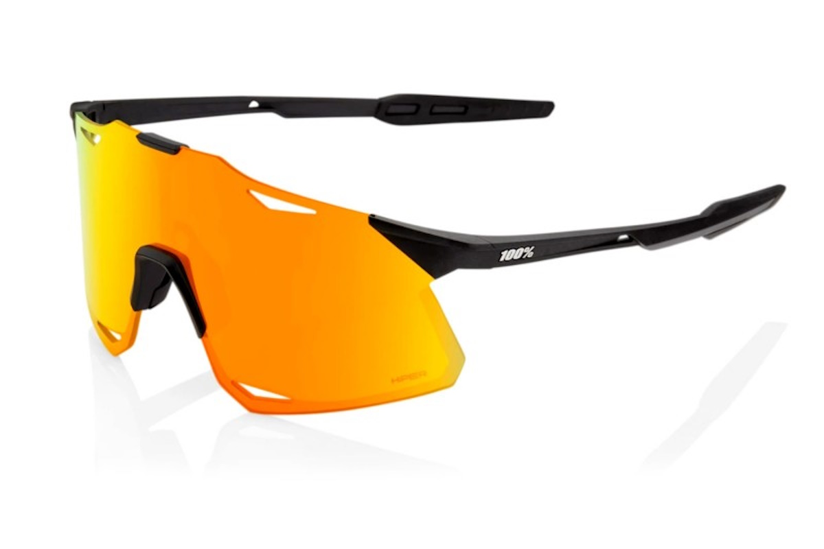 Gafas ciclismo 100% – HYPERCRAFT®- Matte Black HiPER® Red Multilayer Mirror Lens