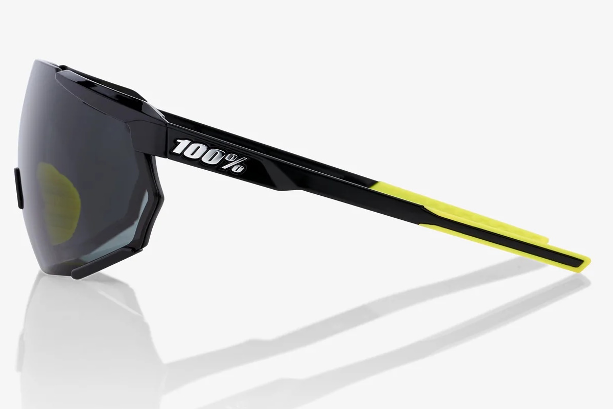 Gafas ciclismo 100% – RACETRAP® 3.0 – Gloss Black Smoke Lens - Imagen 4