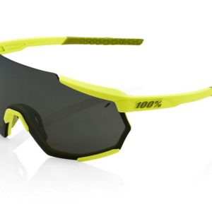 Gafas ciclismo 100% – RACETRAP® – Soft Tact Banana Black Mirror Lens