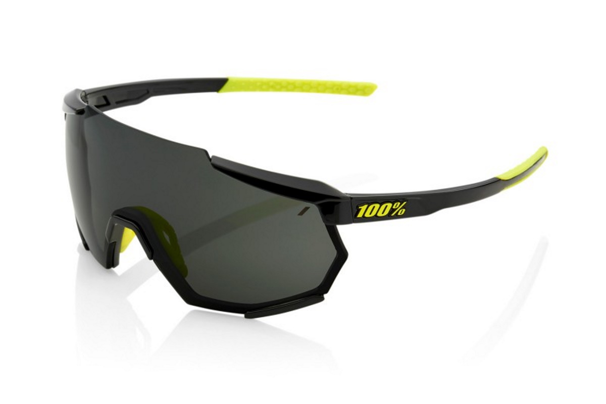 Gafas ciclismo 100% – RACETRAP® 3.0 – Gloss Black Smoke Lens - Imagen 2
