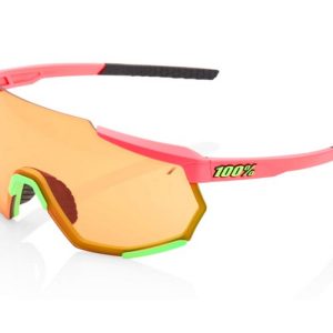 Gafas ciclismo 100% – RACETRAP® – Matte Washed Out Neon Pink Persimmon Lens
