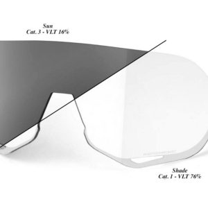 Gafas ciclismo 100% – S2® – Lente – Photochromic Clear/Smoke