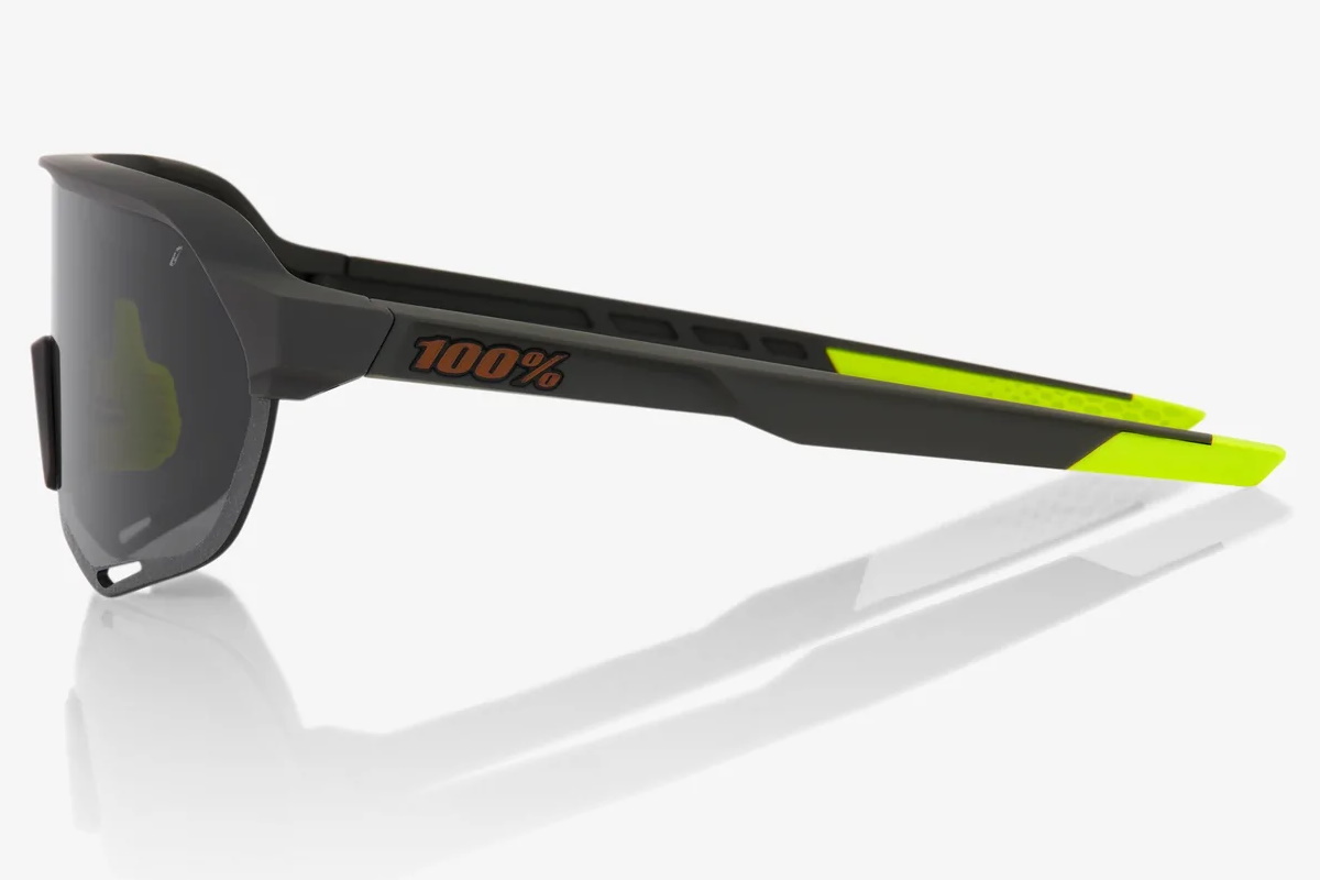 Gafas ciclismo 100% – S2® – Soft Tact Cool Grey Smoke Lens - Imagen 4