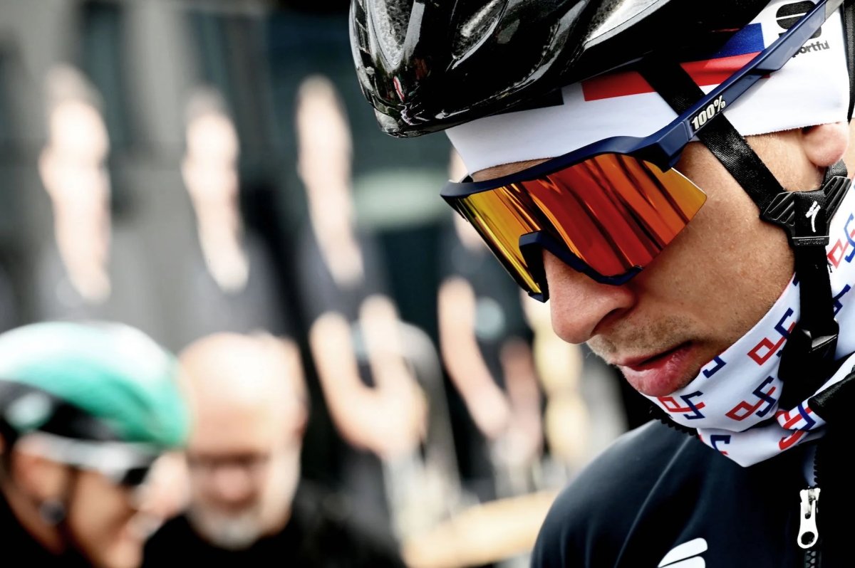 Gafas ciclismo 100% – S3™ – Soft Tact White – HiPER® Red Multilayer Mirror Lens - Imagen 4