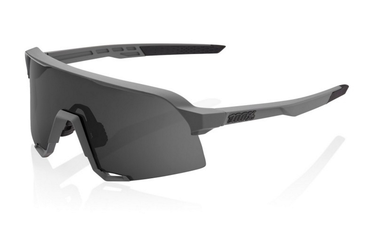 Gafas ciclismo 100% – S3™ – Matte Cool Grey – Smoke Lens - Imagen 2