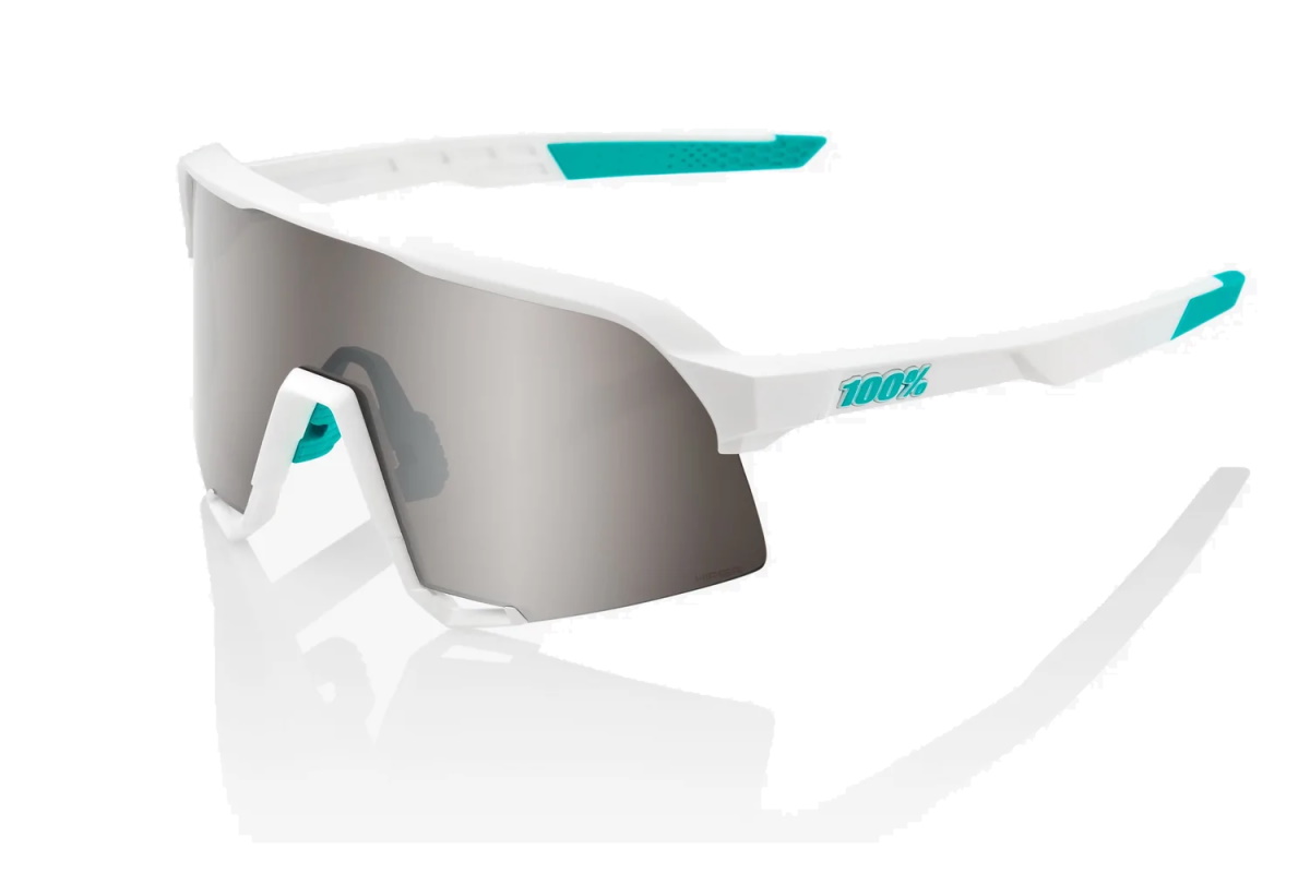 Gafas ciclismo 100% – S3™ – Bora Hans Grohe Team White – Hiper Silver Mirror Lens