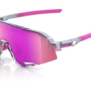 Gafas ciclismo 100% – Slendale – Polished Translucent Grey – Purple Multilayer Mirror