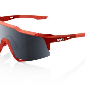 Gafas ciclismo 100% – SPEEDCRAFT® – Soft Tact Coral	– Black Mirror Lens