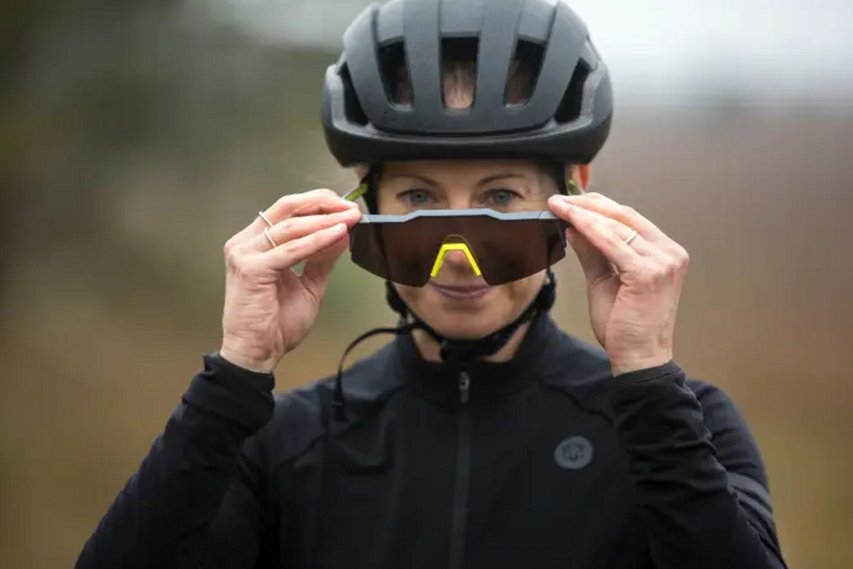 Gafas ciclismo 100% – SPEEDCRAFT® SL – Soft Tact Banana – Black Mirror Lens - Imagen 6