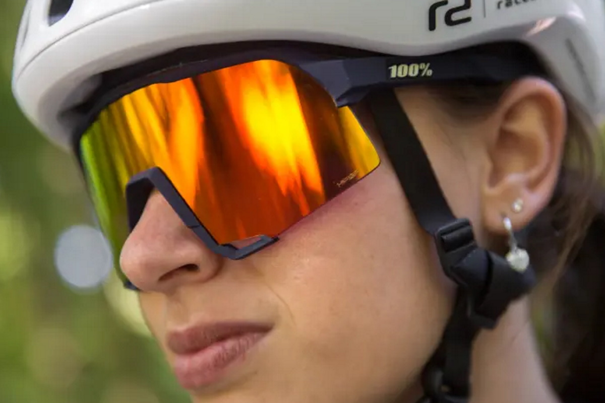 Gafas ciclismo 100% – SPEEDCRAFT® SL – Soft Tact Banana – Black Mirror Lens - Imagen 7