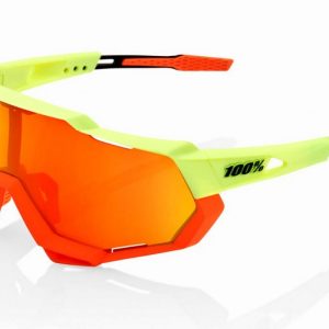 Gafas ciclismo 100% – SPEEDTRAP® – Soft Tact Oxyfire – Hiper® Red Multilayer Mirror Lens