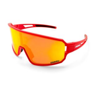 Gafas ciclismo OSBRU PRO ZUGAS – RED/GOLD
