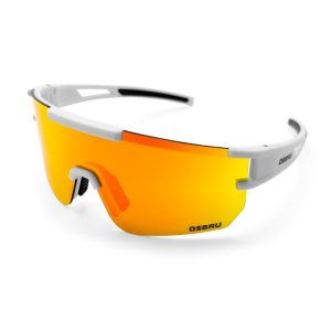 Gafas ciclismo OSBRU RACE BRUN – WHITE/GOLD
