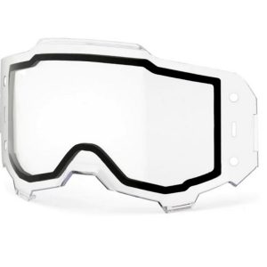 Lente Remplazo Mascara 100% – ARMEGA® Goggle – Dual Panel Clear