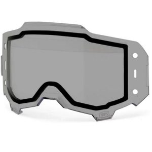 Lente Remplazo Mascara 100% – ARMEGA® Goggle – Dual Panel Smoke