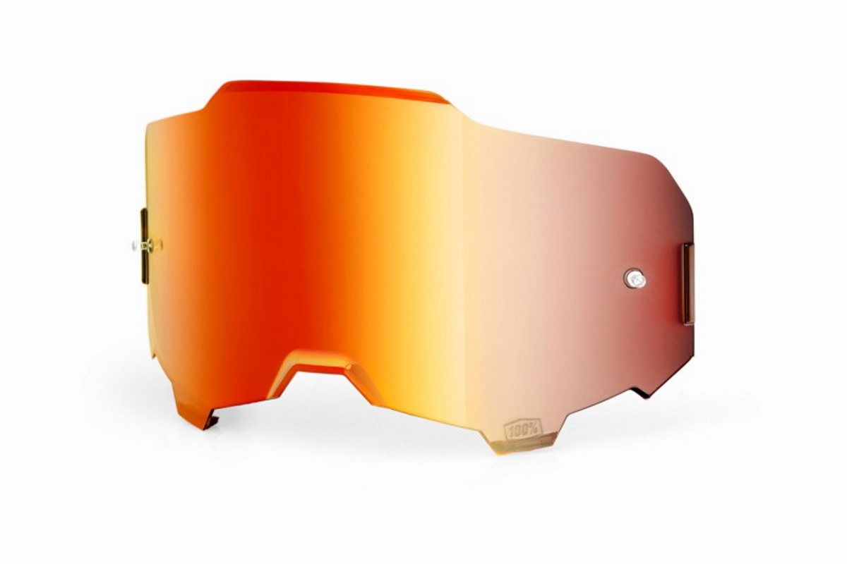 Lente Remplazo Mascara 100% – ARMEGA® Goggle – Red Mirror