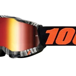 Gafas máscara 100% – ACCURI 2® Goggle – Geospace – Mirror Red Lens