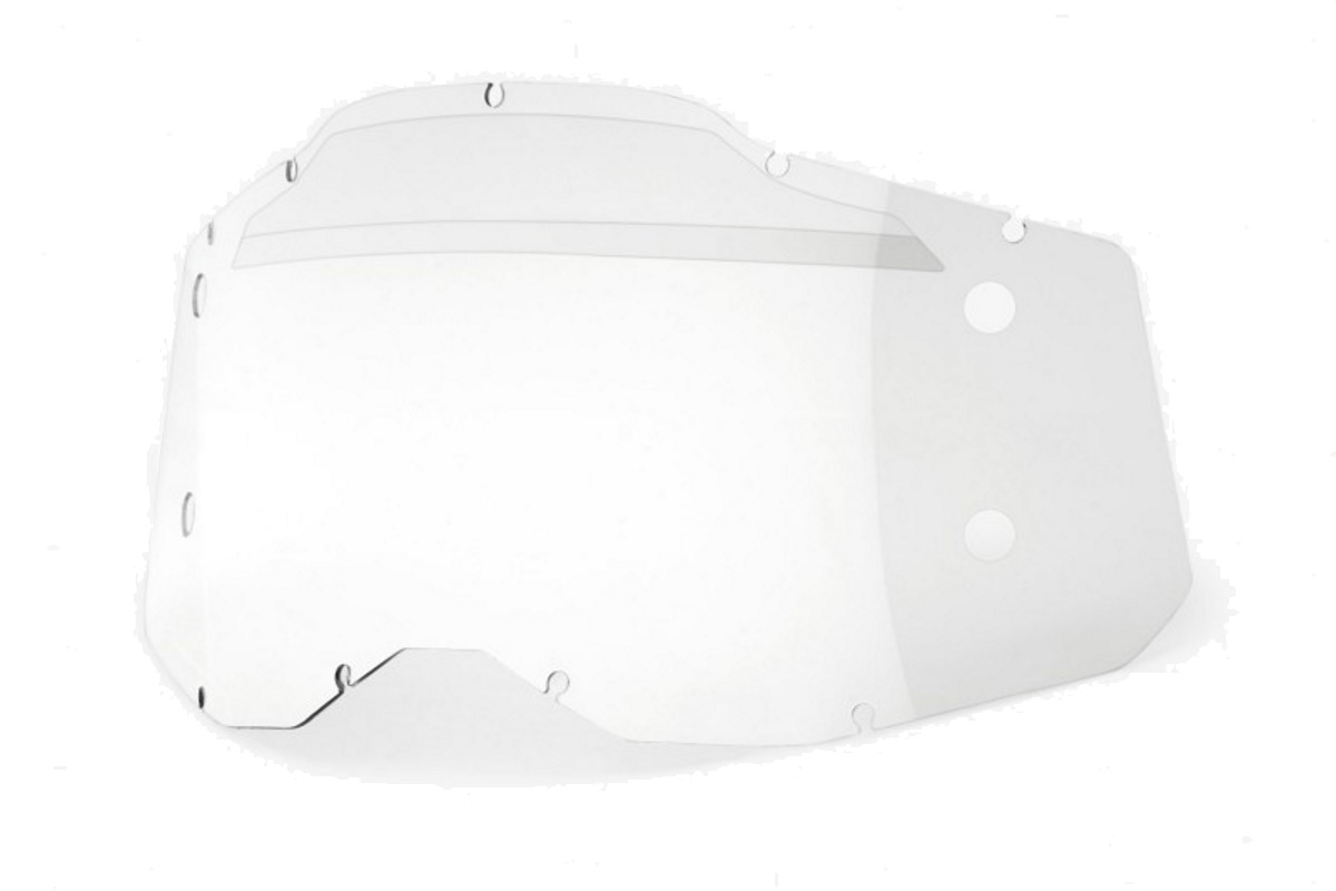 Lentes Reemplazo Gafas máscara 100% – RACECRAFT2 Goggle – Clear - Imagen 2