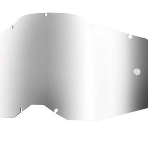 Lentes Reemplazo Gafas máscara 100% – RACECRAFT2 Goggle – Mirror Silver Lens