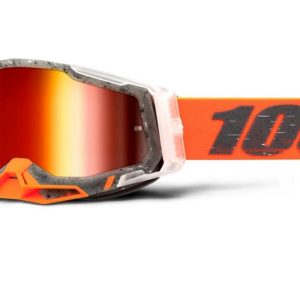 Gafas máscara 100% – RACECRAFT2 Goggle – Schrute – Mirror Red Lens