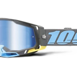 Gafas máscara 100% – RACECRAFT2 Goggle – Trinidad – Mirror Blue Lens