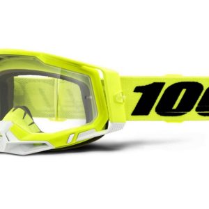 Gafas máscara 100% – RACECRAFT2 Goggle – Yellow – Clear Lens