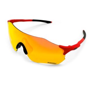 Gafas ciclismo OSBRU LIGHT ZUGAS – RED/GOLD