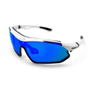 Gafas ciclismo OSBRU RACE MILI – WHITE/BLUE