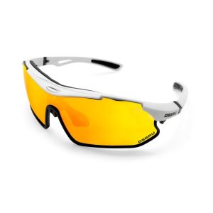 Gafas ciclismo OSBRU RACE MILI – WHITE/GOLD