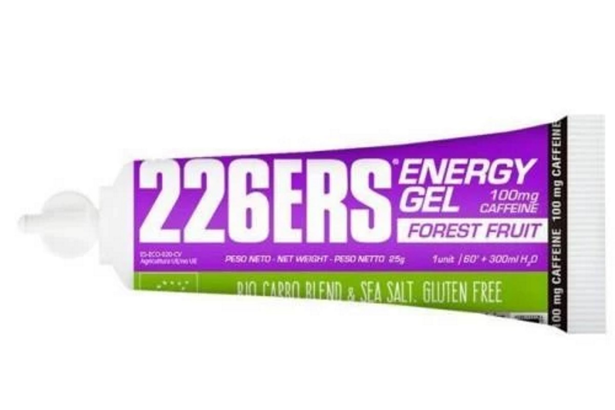 Gel 226ERS – ENERGY GEL – Tubo 25gr – Frutos del bosque con cafeina - Imagen 2