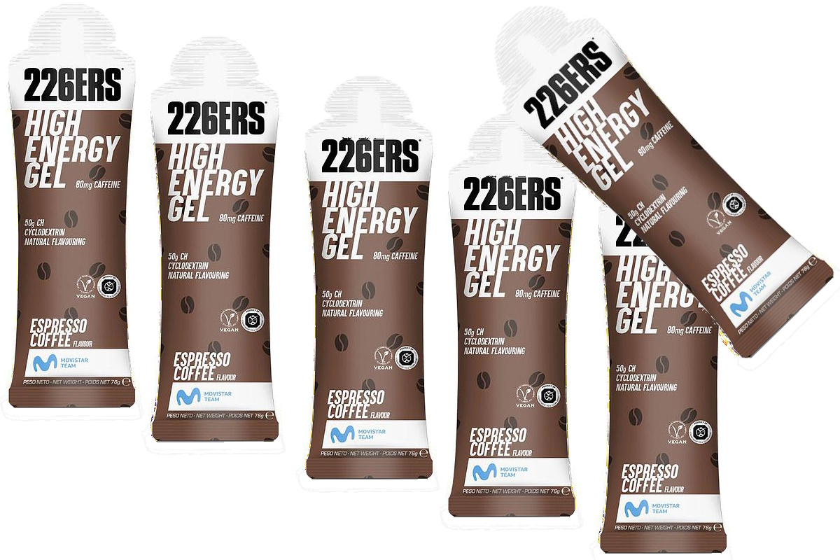 Gel 226ERS – HIGH ENERGY GEL 76g – Cafe expreso con Cafeina - Imagen 3