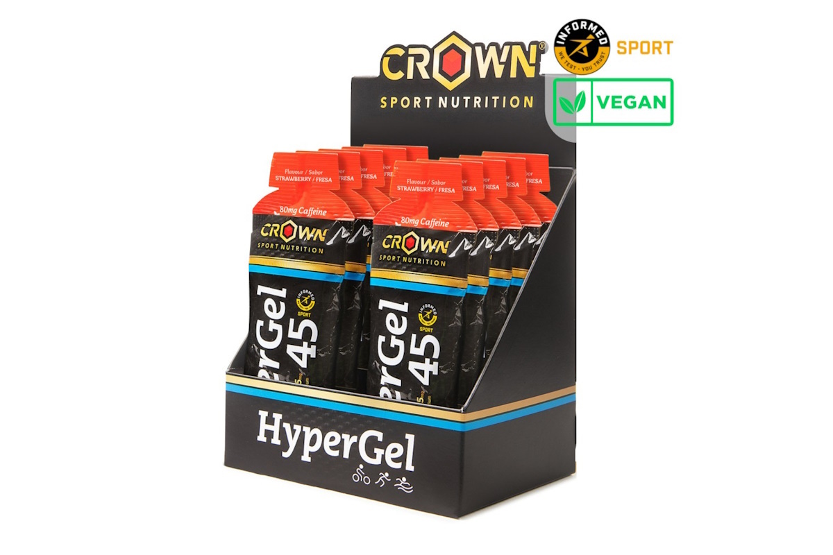 Gel CROWN – HyperGel 45 – FRESA con CAFEINA - Imagen 4