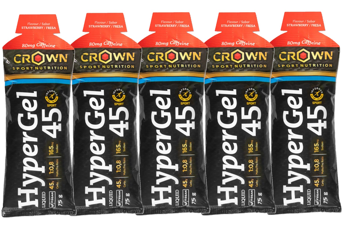 Gel CROWN – HyperGel 45 – FRESA con CAFEINA - Imagen 3